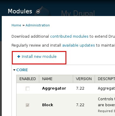 install module in drupal-2